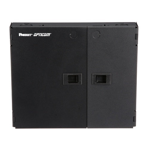 Panduit FWME2 2-Port Wall Mount Fiber Enclosure, Black