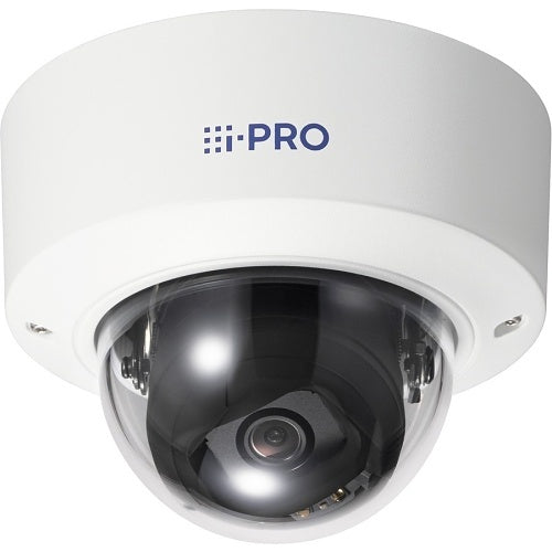 i-PRO WV-S22500-F6L S-Series 5MP Vandal Resistant Indoor Dome IP Camera with AI Engine, White