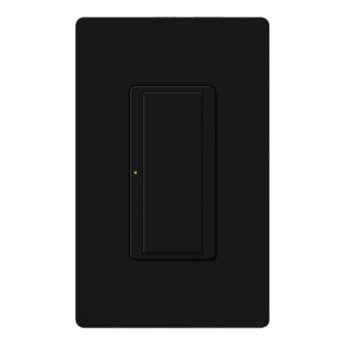 Lutron RRD-8ANS-BL Maestro RF Switch, Works with RA2Select / RA3, 8A Light / 5.8A Motor, Single Pole / Multi-Location, Neutral Required, 120V, Black