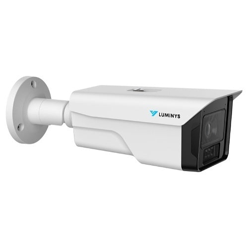 Luminys N5B-12LA2 12MP LumiLuxSmart IP Bullet Camera with IR and White-Light LEDs, 2.8mm Fixed Lens