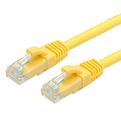 Signamax C6A-114YE-10FB 114 Series CAT6A U/UTP Patch Cord Snag-Proof Boot, 10\', Yellow