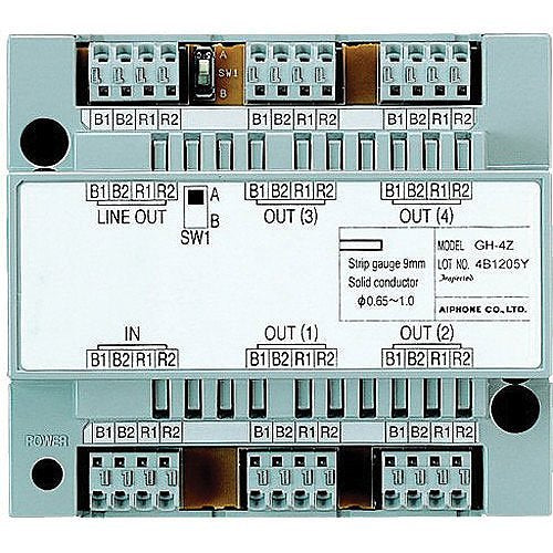 Aiphone 4-Way Video Distribution Adaptor Image of AJ-GT4Z