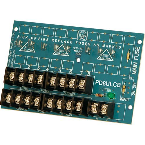 Altronix PD8ULCB Power Distribution Module Image of AX-PD8ULCB