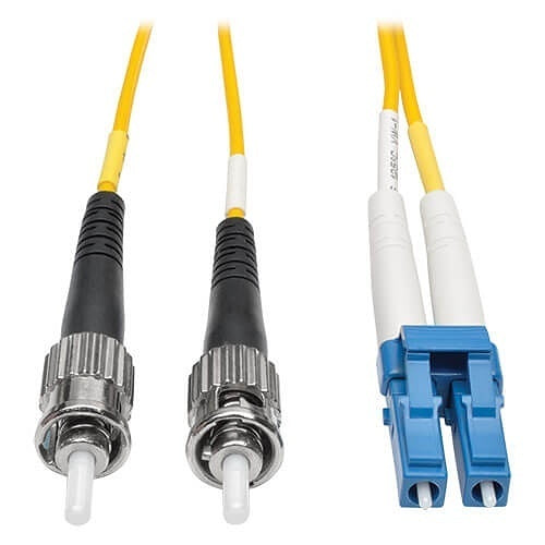 Tripp Lite N368-15M Duplex Singlemode 9/125 Fiber Patch Cable, LC/ST, 15m (50\')