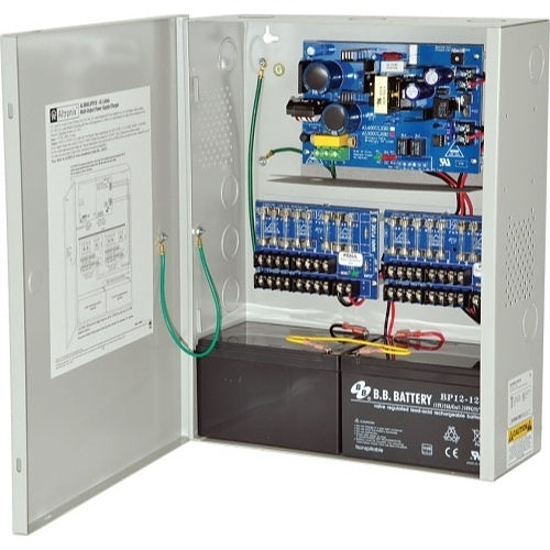 Altronix AL300ULXPD16 Power Supply Charger, 16 Fused Outputs, 12/24VDC at 2.5A, 115VAC, BC400 Enclosure