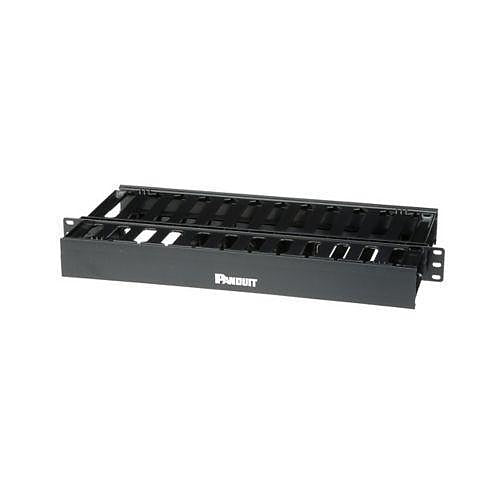 Panduit WMPSE PatchLink Horizontal Dual-Sided Manager, 1RU, 8.9\\" Depth