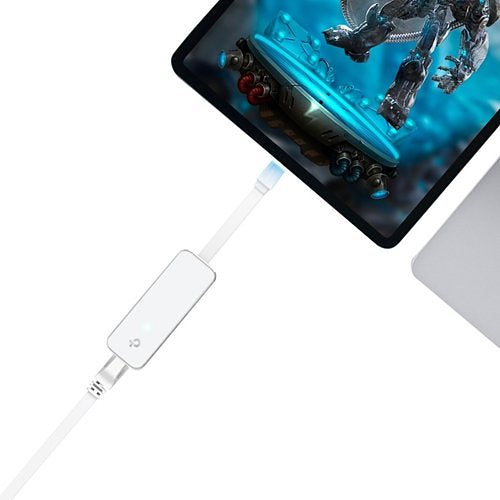 TP-Link UE300C USB Type-C to RJ45 Gigabit Ethernet IP Adapter, White