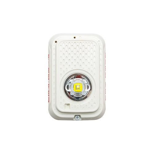 System Sensor SGWLED-B L-Series Wall-Mount Compact Strobe with LED, Bilingual Marking, White