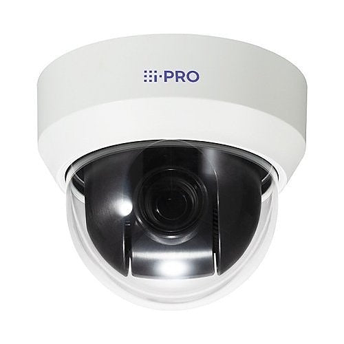 i-PRO WV-U21300-V2L U-Series 2MP Compact IP Indoor Camera with Built-in Microphone, 131\' IR-LED, 2.5x Optical Zoom, 2.9-7.3mm Lens, White