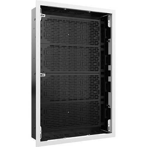 Chief Proximity Lever Lock PAC527LFW Mounting Box for In-Wall Storage Box, A/V Equipment Black