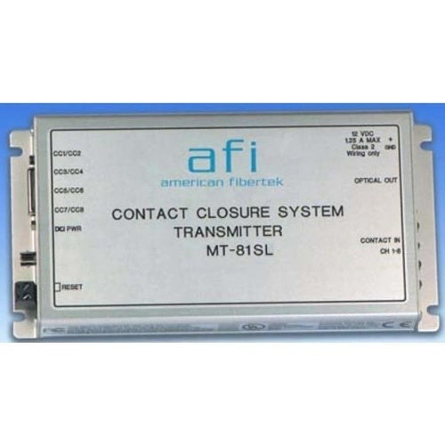 AFI MR-82SL 16-Channel Contact Closure System Module Receiver, RX 1310NM