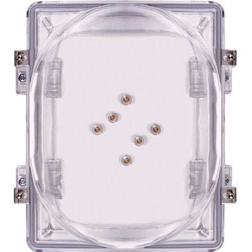 STI 1221A4X Stopper Dome and Strobe Damage Stopper and Enclosed Back Box with Silicon Gasket, 4" Deep Type 4X
