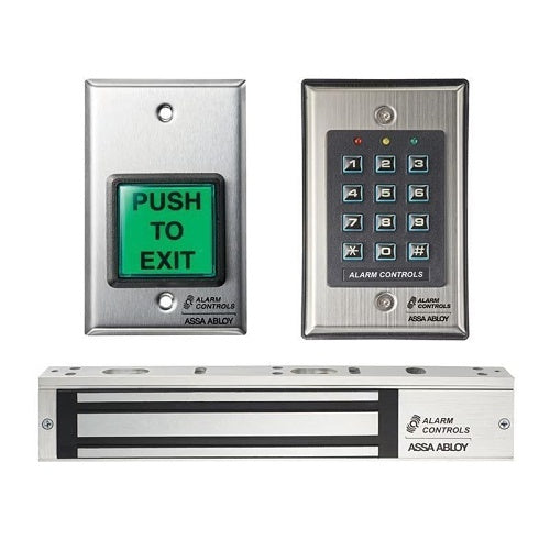 Alarm Controls LNB-6 600 lb Lock N\' Box Magnetic Lock Kit, Indoor Use