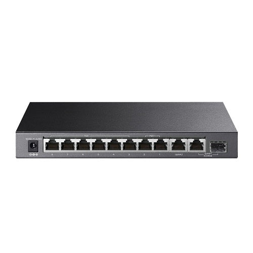 TP-Link TL-SG1210PP 10-Port Gigabit Desktop Switch with 6-Port PoE+ and 2-Port PoE++, 123W Budget