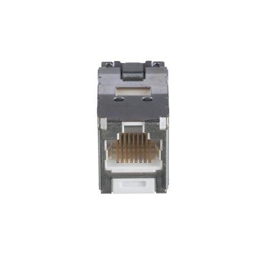 Panduit CJS6X88TGWHY Keystone Jack, Mini-Communication Module CAT6A Shielded, 8 Positions