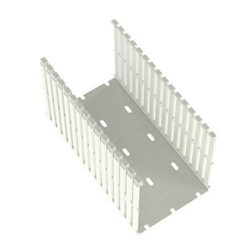 Panduit F4X5WH6 Narrow Slotted Cable Duct, PVC, 4 x 5\\", 6\', White