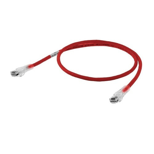 Hubbell HC6R30 NEXTSPEED CAT6 Patch Cord, Cooper Solutions, Slim, 30\', Red