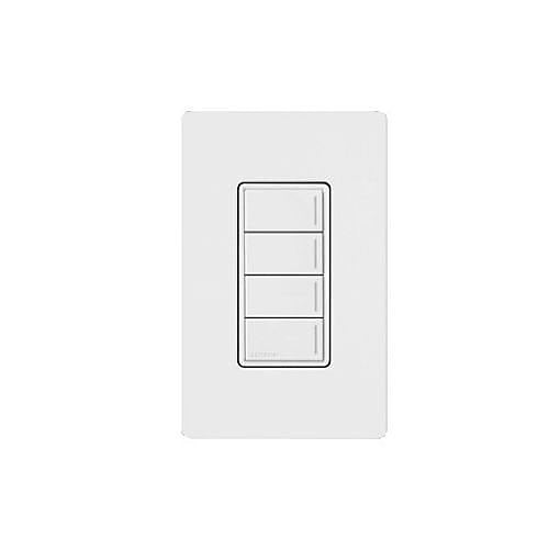 Lutron RRST-W4B-WH RadioRA Sunnata 4-Button Keypad, White