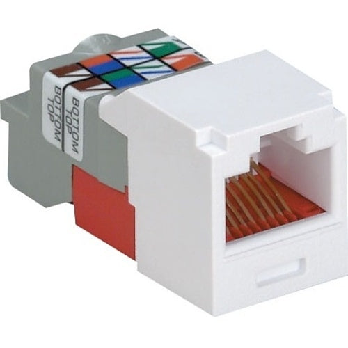 Panduit CJ5E88TBU Mini-Com Module Cat 5E UTP Keystone Jack, 8 Pos 8 Wire