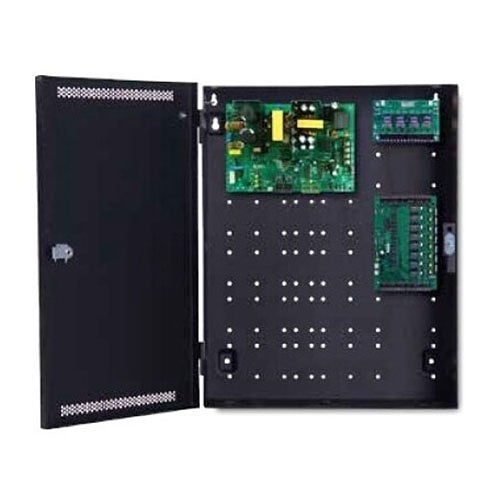 LifeSafety Power FPO150-C8D8E4M1 FlexPower Power Supply 400W, 8 Door Access, Dual Voltage, 8 Lock Outputs, 8 Auxiliary Outputs, E4M1 Enclosure Image of J7-F150CDE41