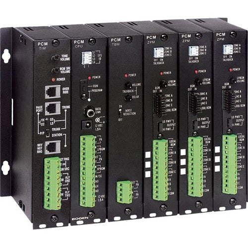 Bogen PCMCPU Central Processing Module for PCM2000 Zone Paging System