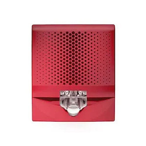 Kidde EG4AVRF Genesis EG4 Wall Horn / Strobe with Room Side Wiring Plate, 15-110 cd, 'FIRE' Marking, Red