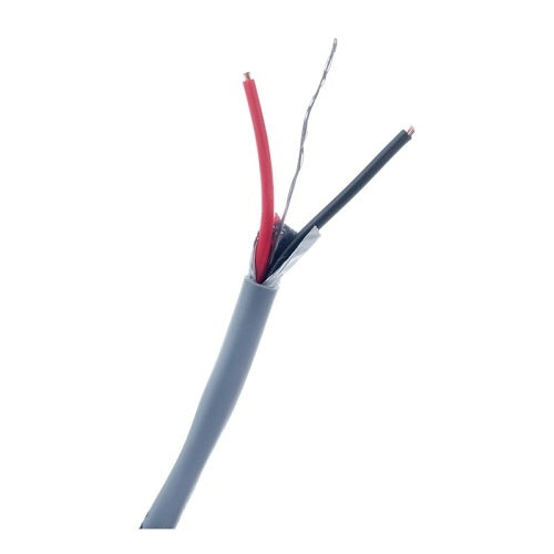 Wirepath NST-182-SH-1K-GRY 18AWG 2-Conductor Shielded Audio Control Wire, Gray