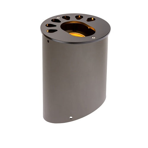 FX Luminaire KG-ZDC-FB Well Light Terra Collection Series KG Well Light, Zone / Dim / Color, Black