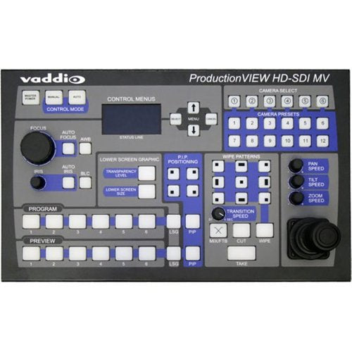 Vaddio ProductionVIEW HD-SDI MV Camera Control Console, Black (999-5655-000)