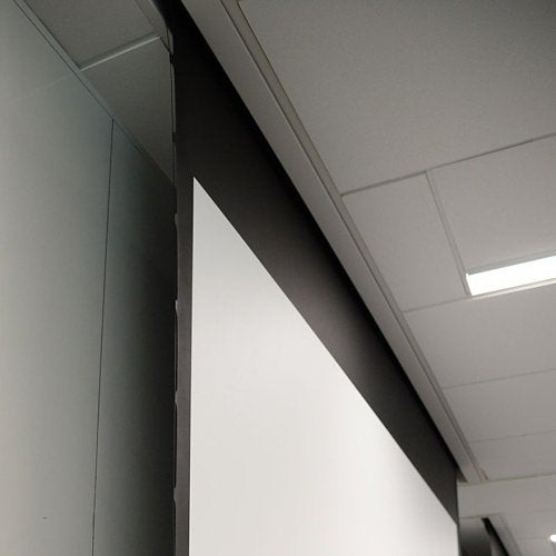Draper 140040QU 165\\" Access Electric Projection Screen with Quiet and Low Voltage Motor, 16:10, Matt White XT1000VB