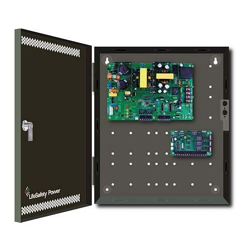 LifeSafety Power FPO250-C4E1 FlexPower 250W, 4 Door Access, 20A/12V or 10A/24V, 4 Lock Outputs Image of J7-FP250C4E1