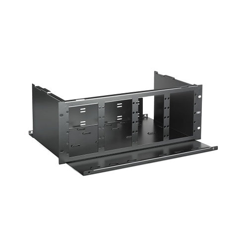 Hubbell FTR4U20H4 Fiber Optic Rack Mount Tray H4, 4U with Cover, 20 H4 Panel Openings, Unloaded