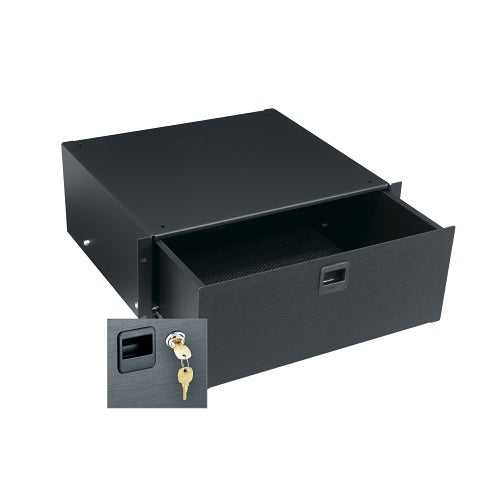 Middle Atlantic TD4LK Heavy Duty Rack Mounted Drawer with Lock, 4U