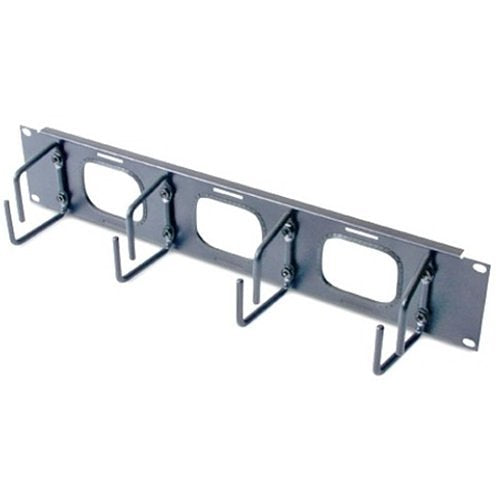 APC AR8428 Cable Manager, Cable Organizer Horizontal 2U with Pass Thru Holes