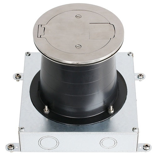 Leviton FBI24 4\\" Recessed Concrete Floor Box System Kit