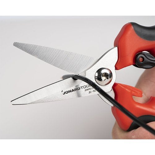 Jonard Tools JIC-183 Heavy Duty Scissor with Wire Stripper