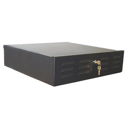 Mier BW-225 Indoor Fan-Ventilated Lockbox, 20\\" 5\\" 20\\", Black