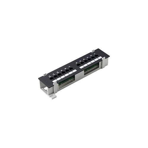 Primex 135-0242 CAT6 Network Patch Panel, 12-Port