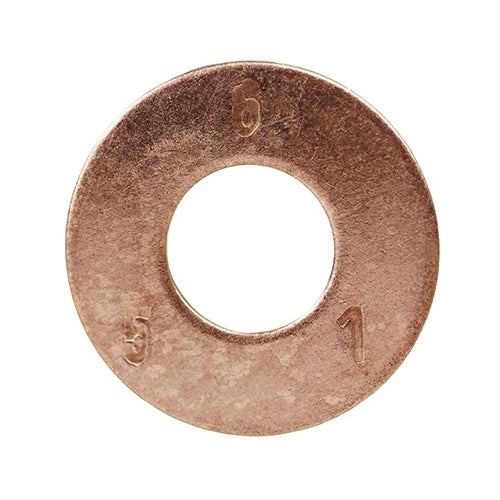 Dottie FWBZ14 1/4in Flat Washers Silicon Bronze