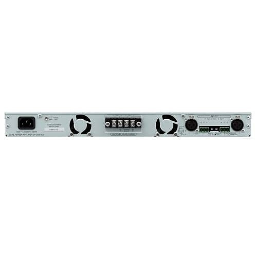 TOA DA-250D CU A00 Dual Power Amplifier, 120 AC, 50/60 Hz, Black