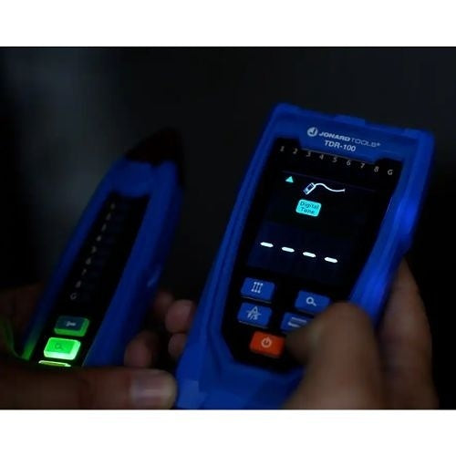 Jonard Tools TDR-100 Network Cable Tester and TDR, 6.6-1312\' Detection
