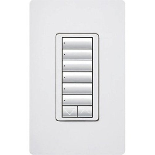Lutron RadioRA 2 RRD-W6BRL-BL Hard Wire Controller Image of L1-RRDW6BRLB