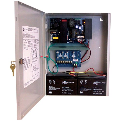 Altronix AL1024ULXPD4 Power Supply Charger, Fused Outputs, 24VDC at 10A, BC400 Enclosure