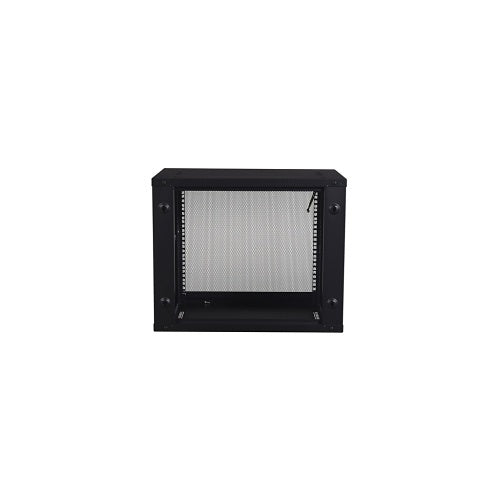 APC AR109 NetShelter 9U Wall Mount Rack Cabinet Single Hinged Switch Depth Unassembled