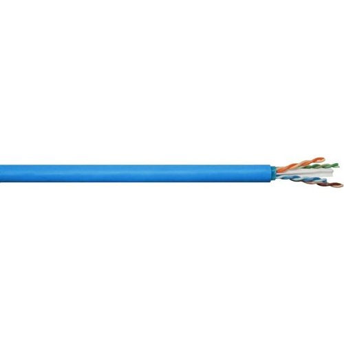 Hubbell C6ASPDSB NEXTSPEED, CAT6A Cable, Discontinuous Shield, 23 AWG, Reel in Box, UTP, Plenum, Blue, 1000'