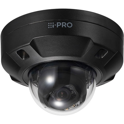 i-PRO WV-S25700-V2LN1 4K Vandal Resistant Outdoor Dome IP Camera, Black