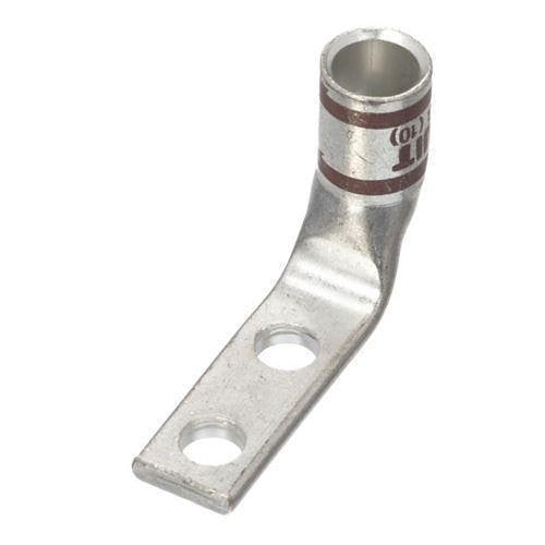 Panduit LCDXN2-14AF-E Compression Connector Lug, 2-Hole, #2AWG, Copper