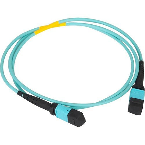 ICC ICFOJATG30 MTP-MTP Plenum Multimode 50/125 (OM3) Type Fiber Optic Patch Cable with 12-Fiber in Aqua