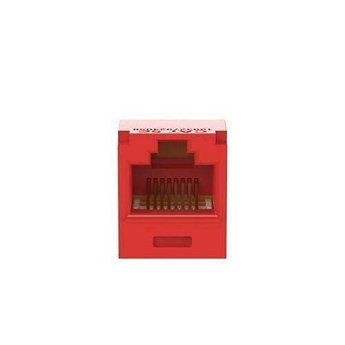 Panduit CJ5E88TGRD Mini-Com Module Cat 5E UTP Keystone Jack, 8 Pos 8 Wire