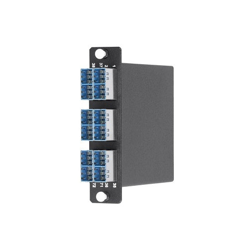 Hubbell OCSNSM LGX Max Series 72-Port SN Cassette 36 Duplex SN to 6 MTP, OS2, Blue